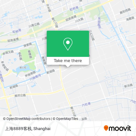 上海8889客栈 map