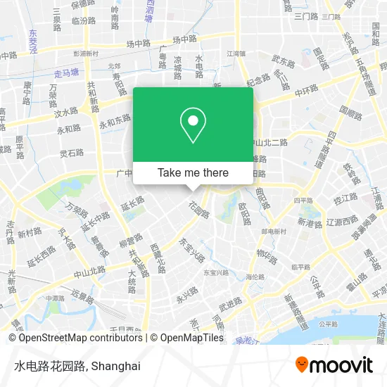 水电路花园路 map