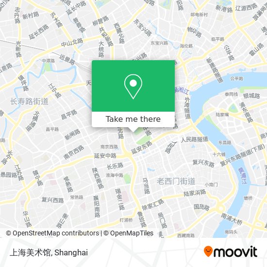 上海美术馆 map