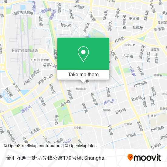 金汇花园三街坊先锋公寓179号楼 map