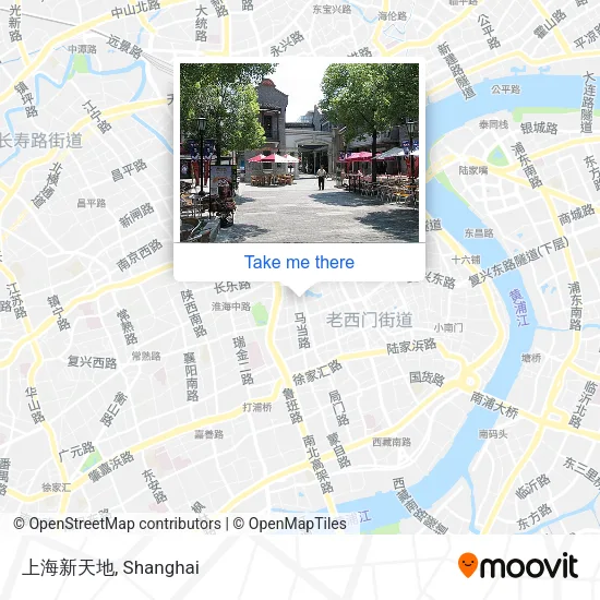 上海新天地 map