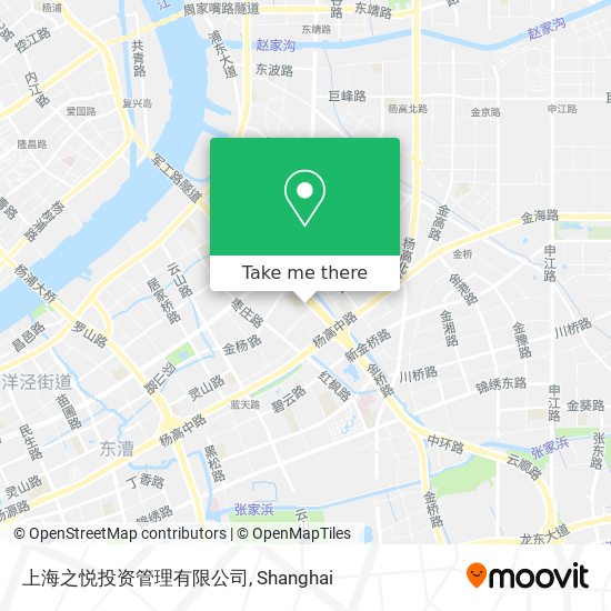 上海之悦投资管理有限公司 map