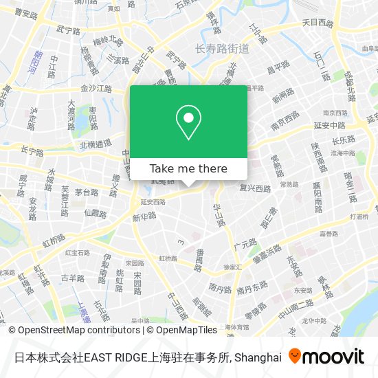 日本株式会社EAST RIDGE上海驻在事务所 map