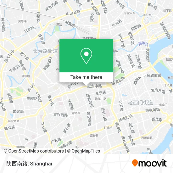 陕西南路 map