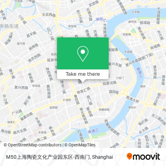 M50上海陶瓷文化产业园东区-西南门 map