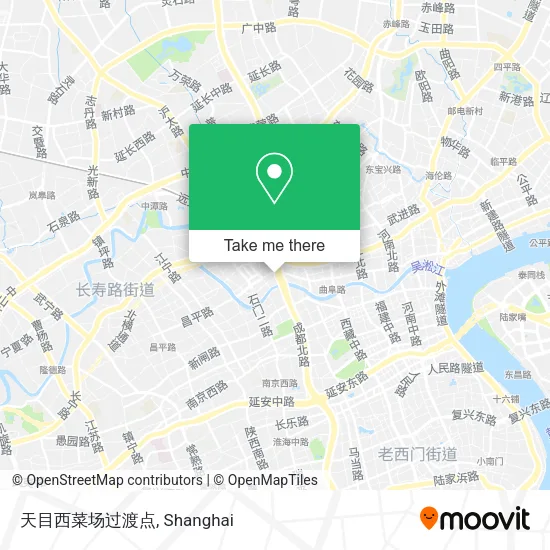 天目西菜场过渡点 map