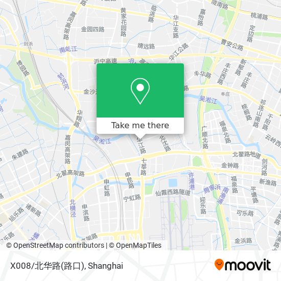 X008/北华路(路口) map