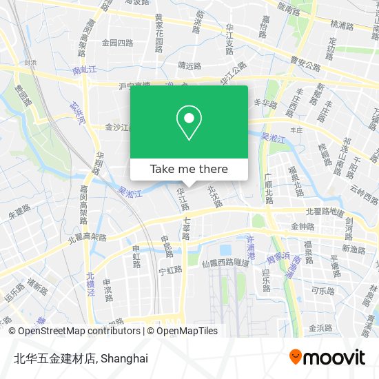 北华五金建材店 map