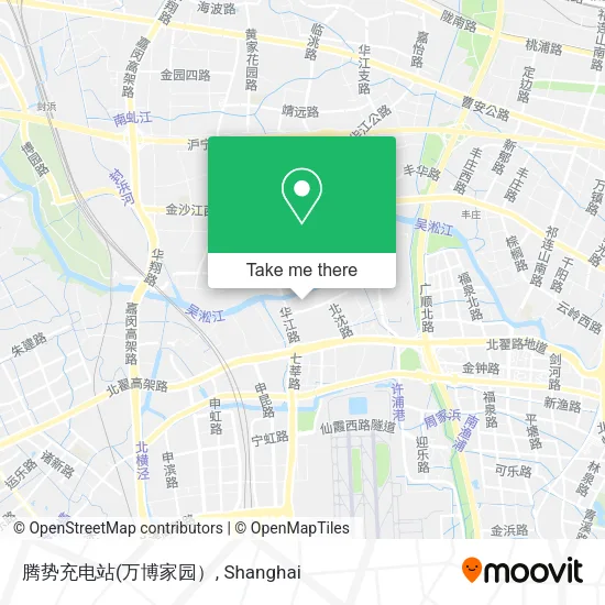 腾势充电站 map