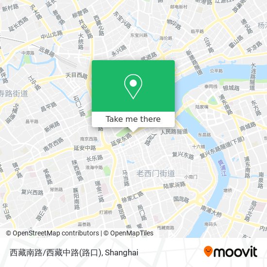 西藏南路/西藏中路(路口) map