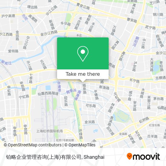 铂略企业管理咨询(上海)有限公司 map