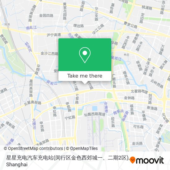 星星充电汽车充电站(闵行区金色西郊城一、二期2区) map