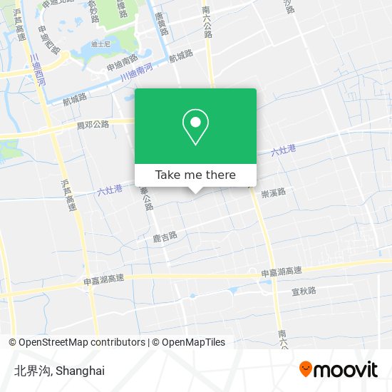 北界沟 map