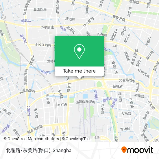 北翟路/东美路(路口) map