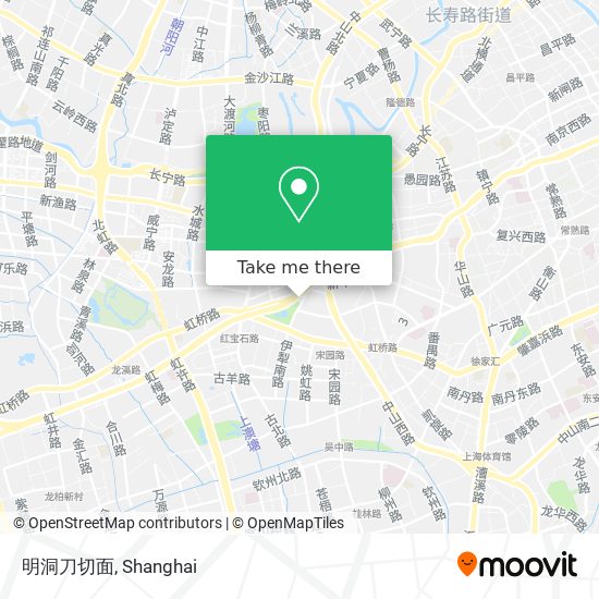 明洞刀切面 map