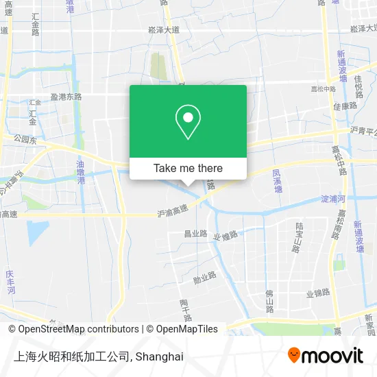 上海火昭和纸加工公司 map