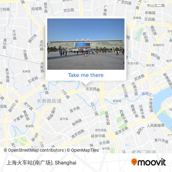 上海火车站(南广场) map