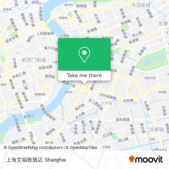 上海艾福敦酒店 map