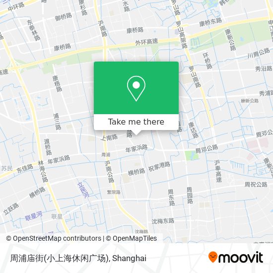 周浦庙街(小上海休闲广场) map