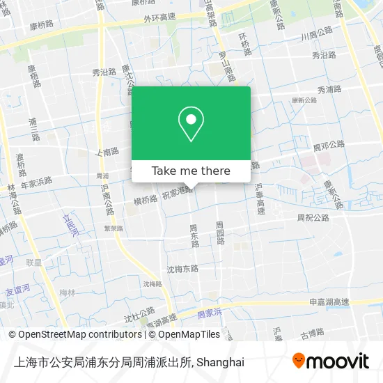 上海市公安局浦东分局周浦派出所 map