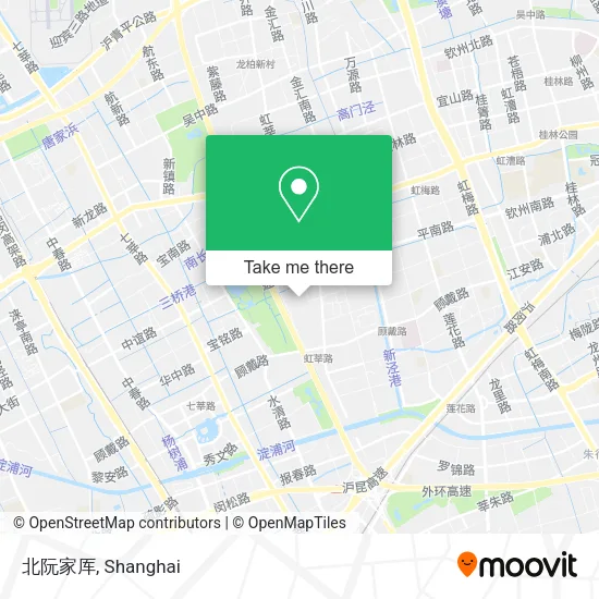 北阮家厍 map