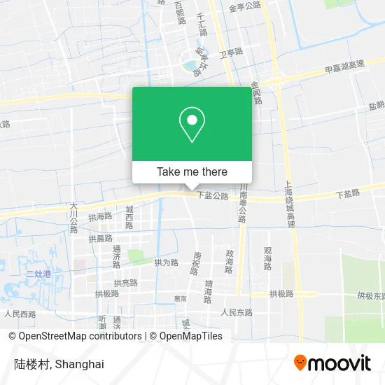 陆楼村 map