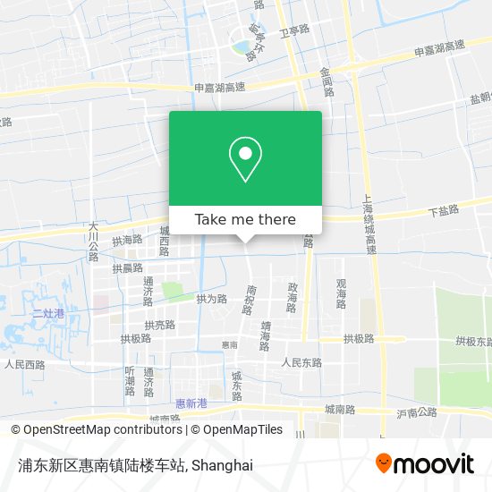 浦东新区惠南镇陆楼车站 map