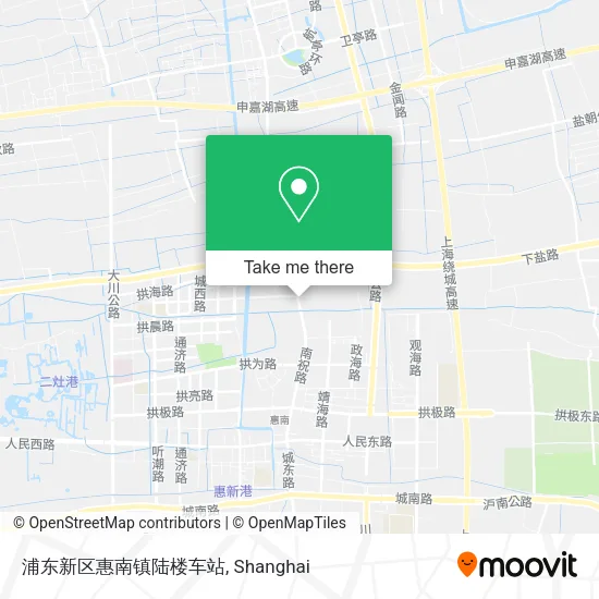 浦东新区惠南镇陆楼车站 map