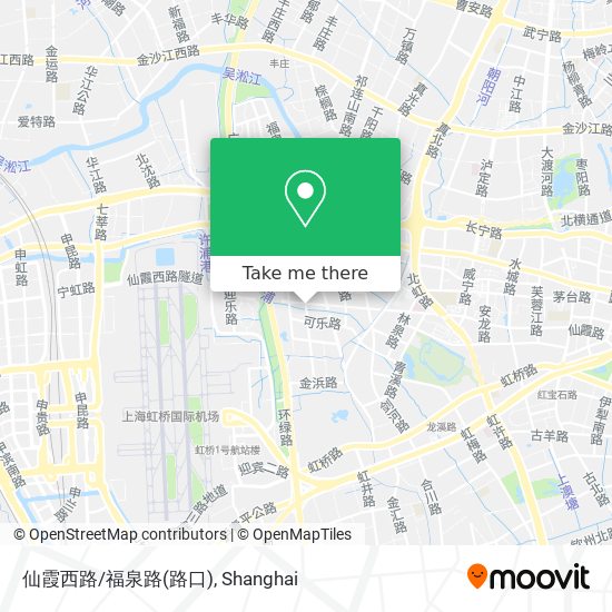 仙霞西路/福泉路(路口) map