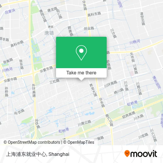 上海浦东就业中心 map