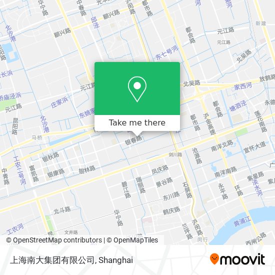 上海南大集团有限公司 map