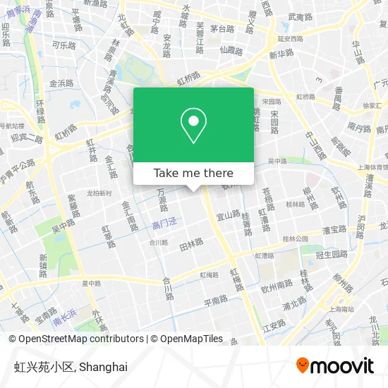 虹兴苑小区 map