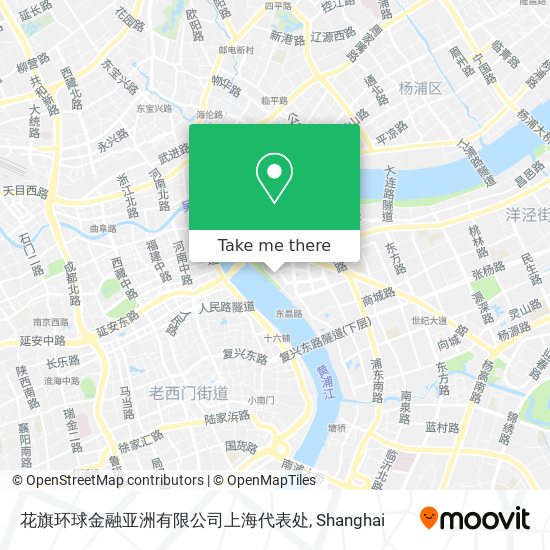花旗环球金融亚洲有限公司上海代表处 map