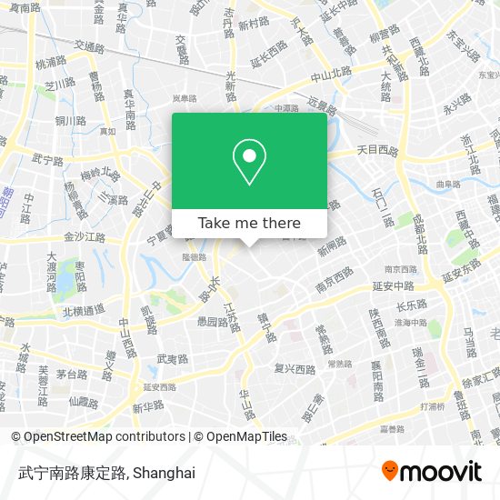 武宁南路康定路 map