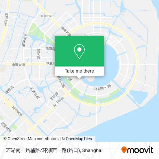 环湖南一路辅路/环湖西一路(路口) map