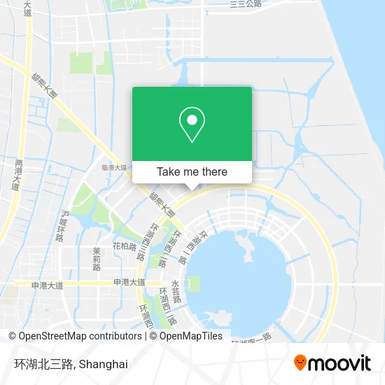 环湖北三路 map
