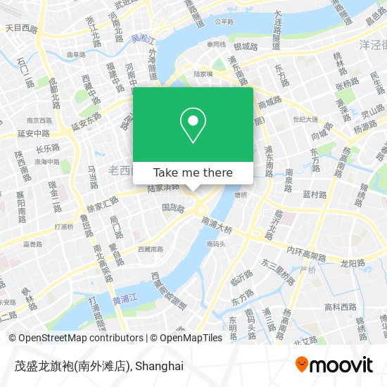 茂盛龙旗袍(南外滩店) map