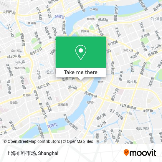 上海布料市场 map