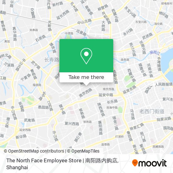 The North Face Employee Store | 南阳路内购店 map