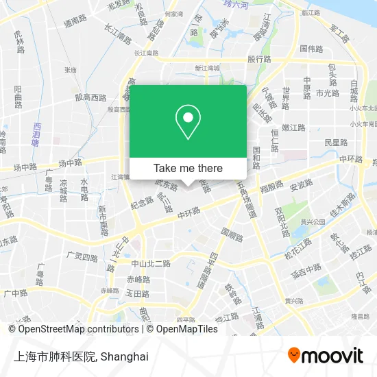 上海市肺科医院 map