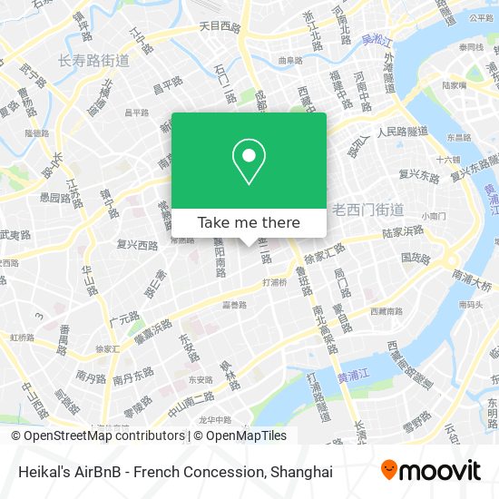 Heikal's AirBnB - French Concession map
