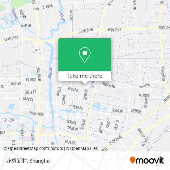 花桥新村 map