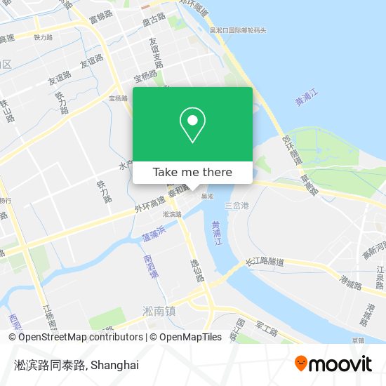 淞滨路同泰路 map