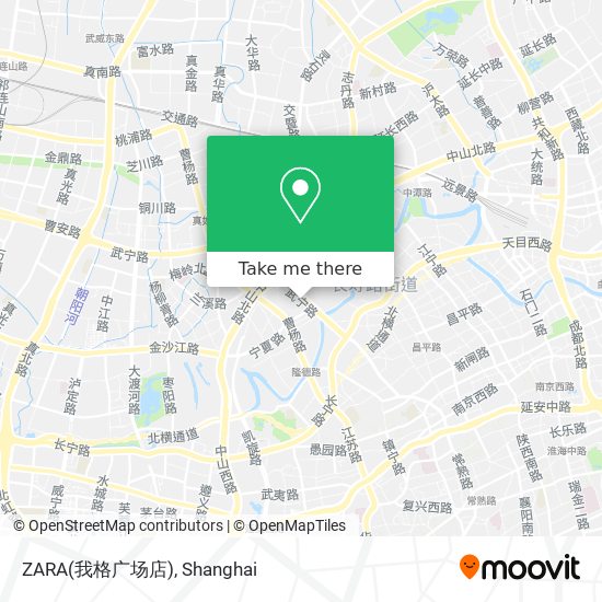 ZARA(我格广场店) map