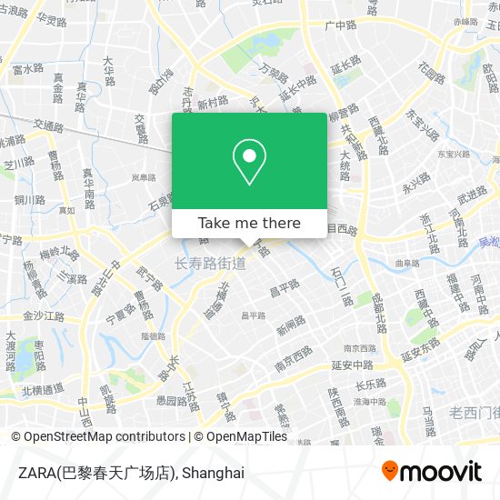 ZARA(巴黎春天广场店) map