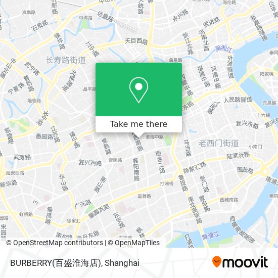 BURBERRY(百盛淮海店) map