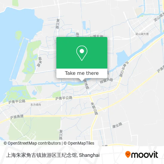 上海朱家角古镇旅游区王纪念馆 map