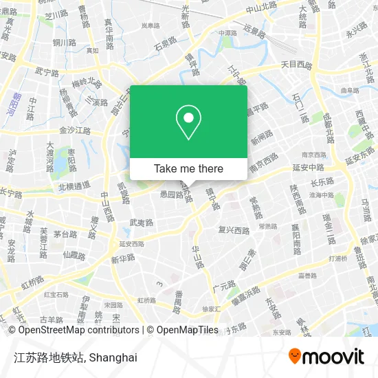 江苏路地铁站 map