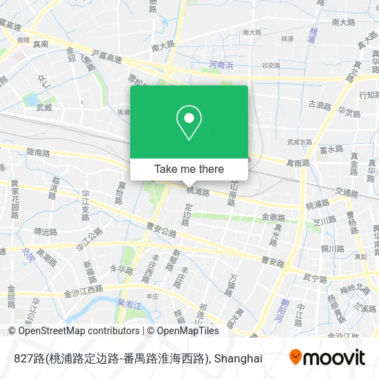 827路(桃浦路定边路-番禺路淮海西路) map