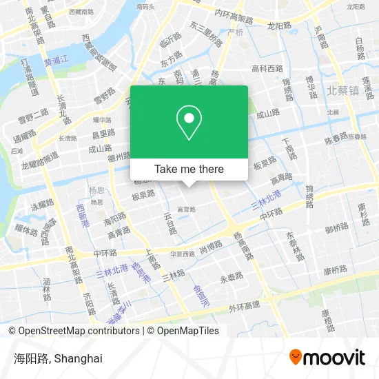 海阳路 map